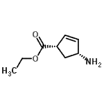 CAS#: 775270-69-4， Ethyl (1S,4R)-4-amino-2-cyclopentene-1-carboxylate