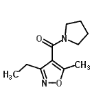 CAS#: 775299-69-9， (3-Ethyl-5-methyl-1,2-oxazol-4-yl)(1-pyrrolidinyl)methanone