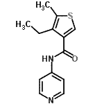 CAS#: 775299-71-3， 4-Ethyl-5-methyl-N-(4-pyridinyl)-3-thiophenecarboxamide