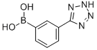 structure of CAS# 775351-30-9, 3-(2H-Tetrazol-5-Yl)-Phenyl-Boronic Acid;3-(2H-TETRAZOL-5-YL)-PHENYL-BORONIC ACID;3-(1H-Tetrazol-5-Yl)Phenylboronic Acid