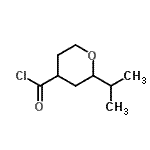 CAS 登录号：77554-92-8， 2-异丙基四氢-2H-吡喃-4-甲酰氯