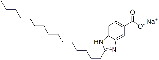 CAS#: 77582-39-9， 2-Pentadecyl-1H-Benzimidazole-6-Carboxylicacid Sodium Salt (1:1)