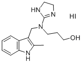 CAS#: 77587-73-6， 3-[4,5-Dihydro-1H-Imidazol-2-Yl-[(2-Methyl-1H-Indol-3-Yl)Methyl]Amino]Propan-1-Ol Hydroiodide