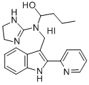 CAS#: 77587-89-4， 1-[4,5-Dihydro-1H-Imidazol-2-Yl-[(2-Pyridin-2-Yl-1H-Indol-3-Yl)Methyl]Amino]Butan-1-Ol Hydroiodide