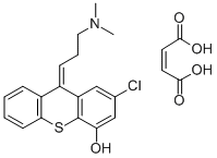 CAS 登录号：77602-72-3， (Z)-2-氯-9-(3-(二甲基氨基)亚丙基)-9H-噻吨-4-醇马来酸酯