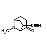 CAS#: 77603-70-4， 8-Methyl-4-oxo-8-azabicyclo[3.2.1]octane-6-carbonitrile
