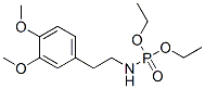 structure of CAS# 7761-63-9, N-[2-(3,4-Dimethoxyphenyl)Ethyl]Amidophosphoric Acid Diethyl Ester;Diethoxyphosphoryl-[2-(3,4-Dimethoxyphenyl)Ethyl]Amine;Zinc03636179;Brn 2754386