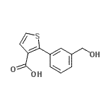 CAS#: 776312-23-3， 2-[3-(Hydroxymethyl)phenyl]-3-thiophenecarboxylic acid