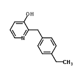 CAS#: 776317-56-7， 2-(4-Ethylbenzyl)-3-pyridinol