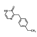 CAS 登录号：776317-65-8， 3-(4-乙基苄基)-2(1H)-吡嗪酮