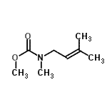 CAS#: 776325-45-2， Methyl methyl(3-methyl-2-buten-1-yl)carbamate