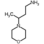 structure of CAS# 776329-10-3, 3-(4-Morpholinyl)-1-butanamine;3-(4-morpholinyl)-1-butanamine;3-Morpholin-4-ylbutan-1-amine;3-morpholin-4-ylbutylamine