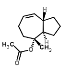 CAS#: 776334-93-1， (3aR,4R,8aS)-4-Methyl-1,2,3,3a,4,5,6,8a-octahydro-4-azulenyl acetate