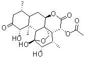 CAS#: 77648-51-2， (1beta,4beta,11beta,12alpha,15beta)-15-(Acetyloxy)-11,20-epoxy-1,11,12-trihydroxy-Picrasane-2,16-dione