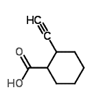 CAS#: 77670-50-9， 2-Ethynylcyclohexanecarboxylic acid