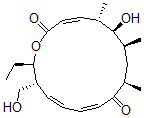 CAS#: 77704-61-1， (3Z,5S,6S,7S,9R,11Z,13Z,15R,16R)-16-Ethyl-6-Hydroxy-15-(Hydroxymethyl)-5,7,9-Trimethyl-1-Oxacyclohexadeca-3,11,13-Triene-2,10-Dione