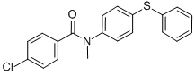 CAS#: 77711-71-8， 4-Chloro-N-Methyl-N-(4-Phenylsulfanylphenyl)Benzamide