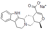 CAS#: 77754-94-0， (19alpha,20alpha)-16,17-Didehydro-19-Methyl-Oxayohimban-16-Carboxylic Acid Monosodium Salt