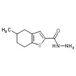CAS#: 777880-70-3， 5-Methyl-4,5,6,7-tetrahydro-1-benzothiophene-2-carbohydrazide