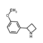 CAS#: 777887-12-4， 2-(3-Methoxyphenyl)azetidine