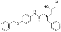 CAS#: 777934-41-5， (S)-2-[Benzyl-(3-Chloro-2-Hydroxy-Propyl)-Amino]-N-(4-Benzyloxy-Phenyl)-Acetamide