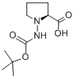 CAS 登录号：77821-22-8， (S)-(-)-Nbeta-叔丁氧羰基-L-肼基脯氨酸
