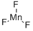 structure of CAS# 7783-53-1, Manganese Fluoride;Manganese(+3) Cation Trifluoride;Manganic Trifluoride;Manganese(Iii) Fluoride