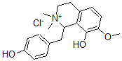 CAS#: 77847-85-9， 1,2,3,4-Tetrahydro-8-hydroxy-1-((4-hydroxyphenyl)methyl)-7-methoxy-2,2-dimethyl-Isoquinolinium chloride