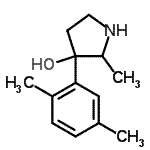 CAS#: 778523-09-4， 3-(2,5-Dimethylphenyl)-2-methyl-3-pyrrolidinol