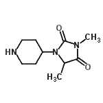 CAS#: 778526-21-9， 3,5-Dimethyl-1-(4-piperidinyl)-2,4-imidazolidinedione