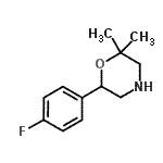 CAS#: 778572-12-6， 6-(4-Fluorophenyl)-2,2-dimethylmorpholine