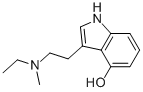 结构式 CAS# 77872-41-4, 3-[2-(乙基-甲基-氨基)-乙基]-1H-吲哚-4-醇