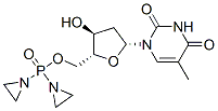 CAS#: 77887-09-3， 1-[5-[Bis(Aziridin-1-Yl)Phosphoryloxymethyl]-4-Hydroxyoxolan-2-Yl]-5-Methylpyrimidine-2,4-Dione