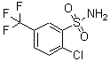 structure of CAS# 779-71-5, 2-Chloro-5-(trifluoromethyl)benzenesulfonamide;2-chloro-5-(trifluoromethyl)benzene-1-sulfonamide;2-Chloro-5-trifluoromethyl-benzene;2-Chloro-5-trifluoromethyl-benzenesulfonamide