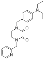 CAS#: 77917-85-2， 1-[(4-Diethylaminophenyl)Methyl]-4-(Pyridin-2-Ylmethyl)Piperazine-2,3-Dione