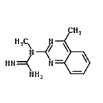 CAS#: 779311-28-3， 1-Methyl-1-(4-methyl-2-quinazolinyl)guanidine