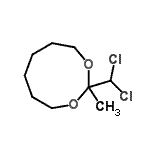 CAS#: 779337-36-9， 2-(Dichloromethyl)-2-methyl-1,3-dioxonane