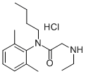 CAS#: 77966-77-9， N-Butyl-N-(2,6-dimethylphenyl)-2-(ethylamino)-Acetamide hydrochloride