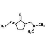 CAS#: 780014-11-1， (5E)-2-[(Dimethylamino)methyl]-5-ethylidenecyclopentanone