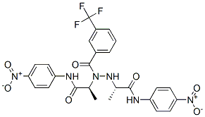 CAS#: 78044-16-3， N-[(2S)-1-[[(2S)-2-[(4-Nitrophenyl)Amino]Propanoyl]Amino]-1-Oxopropan-2-Yl]-3-(Trifluoromethyl)Benzamide