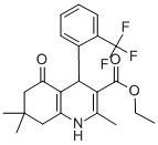 CAS#: 78050-80-3， Ethyl 2,7,7-Trimethyl-5-Oxo-4-[2-(Trifluoromethyl)Phenyl]-1,4,6,8-Tetrahydroquinoline-3-Carboxylate
