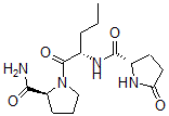CAS#: 78058-02-3， (2S)-N-[(2S)-1-[(2S)-2-Carbamoylpyrrolidin-1-Yl]-1-Oxopentan-2-Yl]-5-Oxopyrrolidine-2-Carboxamide