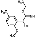 CAS#: 780707-59-7， Ethyl 2-hydroxy-2-(2-methoxy-5-methylphenyl)ethanimidate