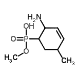 CAS#: 780721-23-5， Methyl hydrogen (2-amino-5-methyl-3-cyclohexen-1-yl)phosphonate