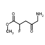CAS#: 780722-28-3， Methyl 5-amino-2-fluoro-4-oxopentanoate