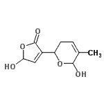 CAS#: 780722-77-2， 5-Hydroxy-3-(6-hydroxy-5-methyl-3,6-dihydro-2H-pyran-2-yl)-2(5H)-furanone