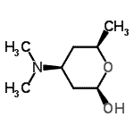 CAS#: 780727-47-1， (2R,4S,6R)-4-(Dimethylamino)-6-methyltetrahydro-2H-pyran-2-ol