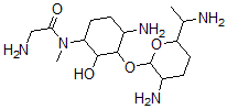 CAS 登录号：78088-05-8， 2-氨基-N-[4-氨基-3-[3-氨基-6-(1-氨基乙基)四氢吡喃-2-基]氧基-2-羟基环己基]-N-甲基乙酰胺