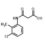 CAS#: 78096-13-6， 3-[(3-Chloro-2-methylphenyl)amino]-3-oxopropanoic acid