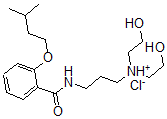 CAS#: 78109-78-1， Bis(2-Hydroxyethyl)-[3-[[2-(3-Methylbutoxy)Benzoyl]Amino]Propyl]Azanium Chloride
